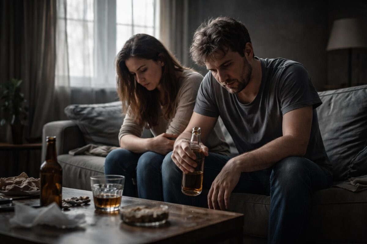 Vivre avec une personne alcoolique conseils et soutien pour vivre avec une personne alcoolique, comprendre ses comportements et préserver son bien-être au quotidien.