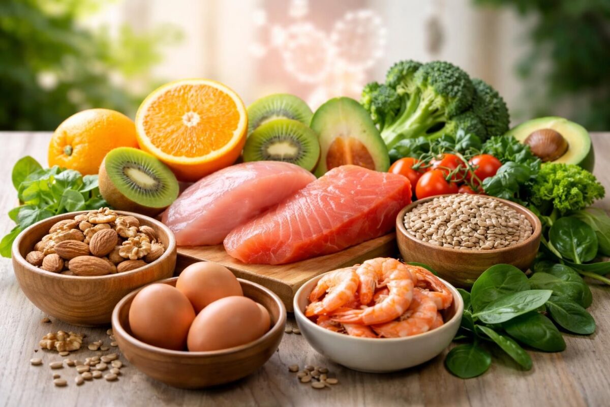Nutriments pour synthese du collagene découvrez les nutriments essentiels pour booster la synthèse du collagène et préserver la santé de votre peau, de vos articulations et de vos tissus conjonctifs.